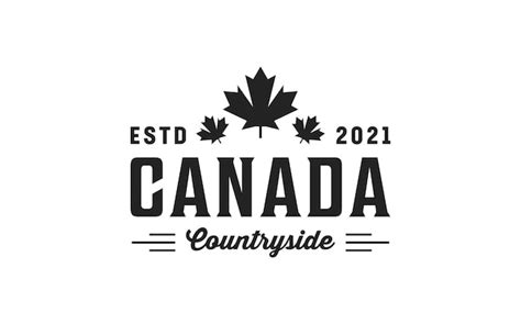 Premium Vector | Canada countryside vintage retro logo