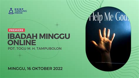 Ibadah Minggu Online 16 Oktober 2022 HKBP Ressort Tanjung Priok