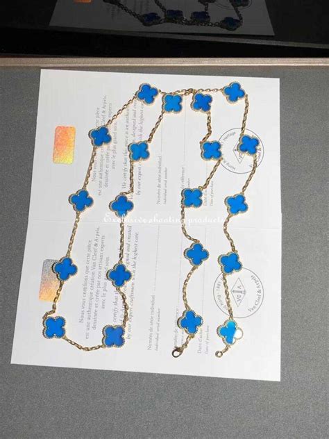 Van Cleef Arpels Vcarp Rn Vintage Alhambra Necklace Long Motifs