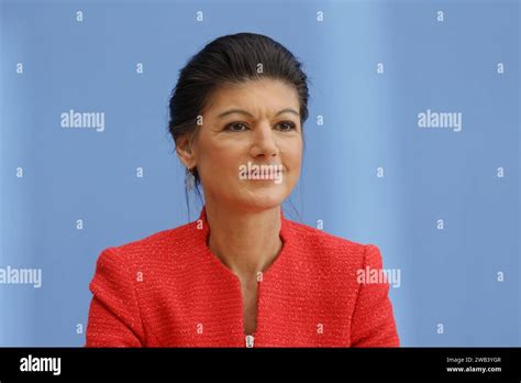 Dr Sahra Wagenknecht Mdb Deutschland Berlin Bundespressekonferenz