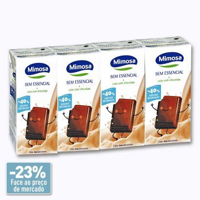 MultiPROMOS Leite Mimosa Bem Essencial Chocolate