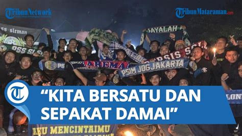 Suporter PSIM Jogja PSS Sleman Dan Persis Solo Buka Lembaran Baru Dan