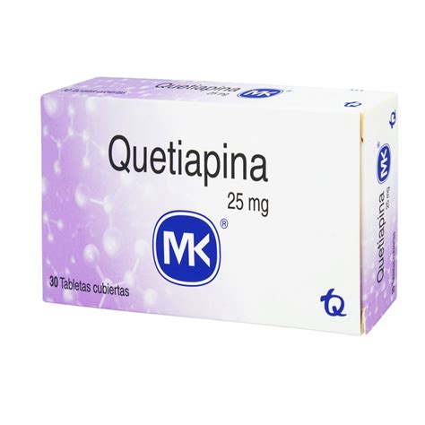 Quetiapina 25 Mg 30 Tabletas Mk Farmaprime