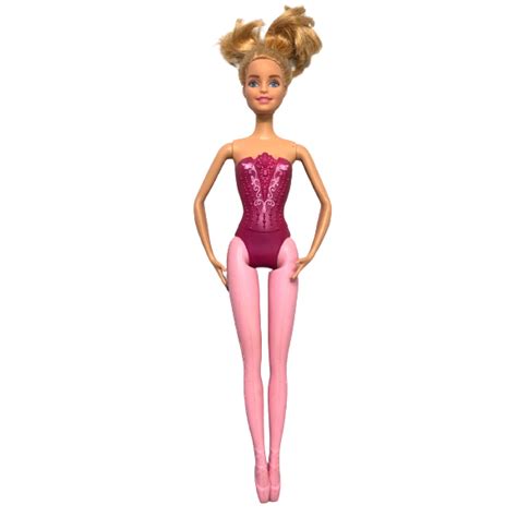 Boneca Barbie Bailarina Mattel Articulada Cm Shopee Brasil