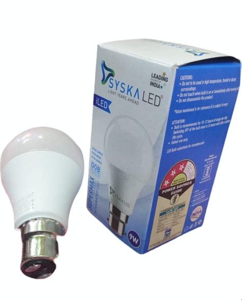 Syska Supermax Led Bulb Lm Warm White At Rs Box In Koratla