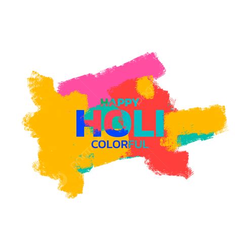 Happy Holi White Transparent Happy Holi Indian Festival Color