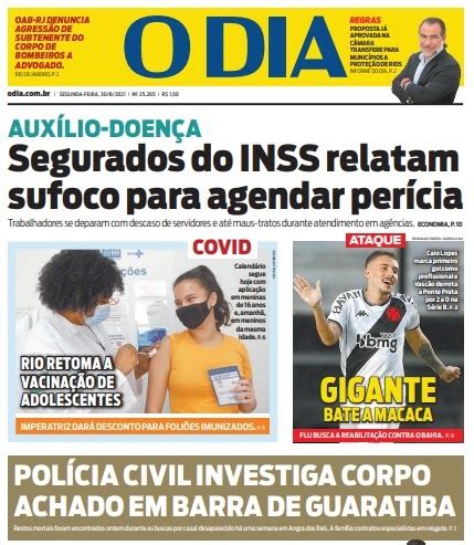 Dimas Roque Leia O Jornal O Dia Do Dia