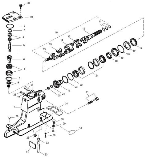 Exploded View Alpha One Gen Ii Marine Parts House