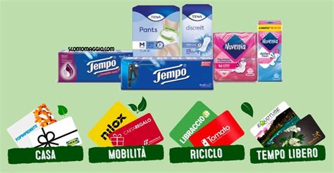 Concorso Tempo Nuvenia Tena Un futuro più green vinci gift card da