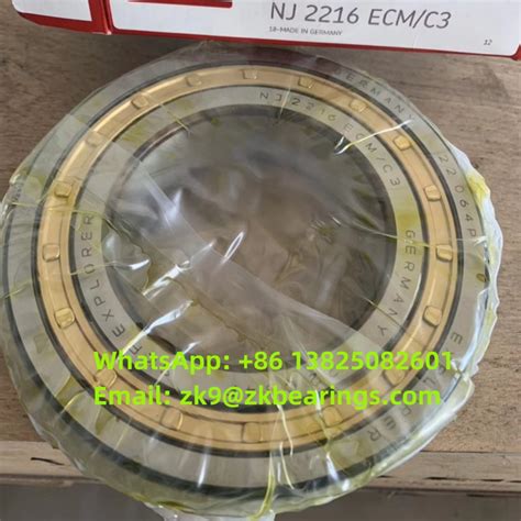 NU 314 ECM Single Row Cylindrical Roller Bearing 70x150x35 Mm NU 314