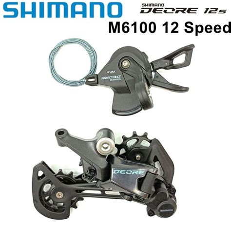 Shimano Deore M6100 Groupset 12 Speed Sl M6100 Shift Lever Rd M6100 Sgs