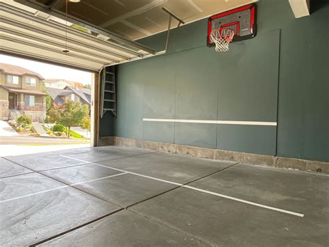 Garage Pickleball Practice Court