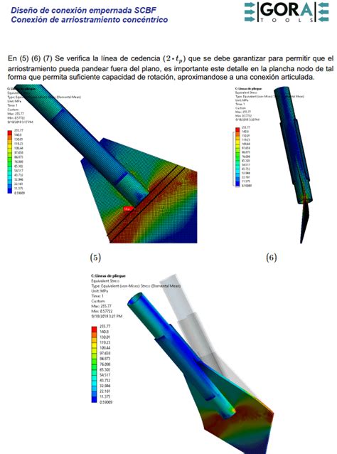 Ejemplo De Diseño Conexión De Arriostramiento Tubular Soldado Scbf Gora Tools