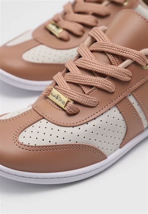 Tênis Moleca Recorte Nude Compre Agora Dafiti Brasil