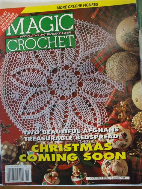 Magic Crochet Magazines Patterns 1990 1999 Secondsilver Prices Us