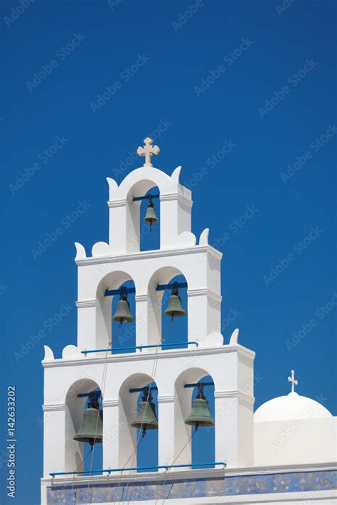 Church Panagia Of Platsani Oia Santorini Greece Stock Photo Adobe