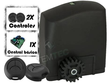 Kit Motor Port O De Correr Rcg Pl Kg Cv V Ou V Contr