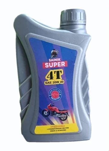 Full Synthetic W Sainik Super T Engine Oil Bottle Of Ml At