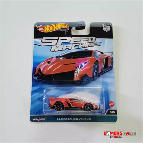 Promo Murah Hot Wheels Premium Car Culture Lamborghini Veneno Hotwheels Speed Machines