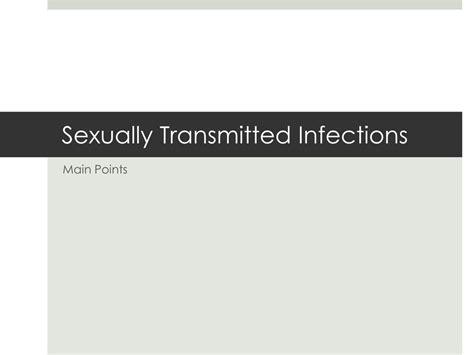 Ppt Sexually Transmitted Infections Powerpoint Presentation Free Download Id149055