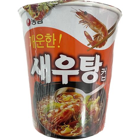 1แถม1 แซ อู ทัง รามยอนคัพ 새우탕소컵 농심 Nongshim Sae U Tang Shrimp Ramen Cup