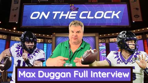 TCU QB Max Duggan Signs With Leaf Trading Cards FULL INTERVIEW