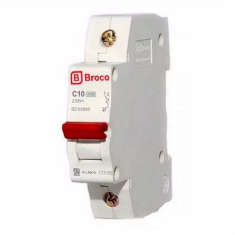 Jual Broco MCB 10 Ampere 1 Phase Shopee Indonesia