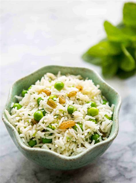 Basmati Rice Salad with Peas, Mint, and Lemon Recipe