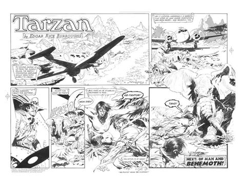 Tarzan Sunday In Thomas Grindberg S Tom Grindberg Comic Art Gallery