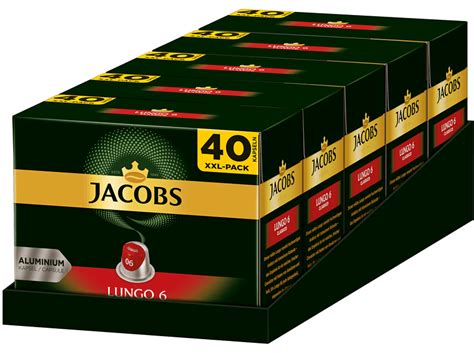 JACOBS Lungo 6 Classico XXL Pack 5 X 40 Nespresso Kompatible