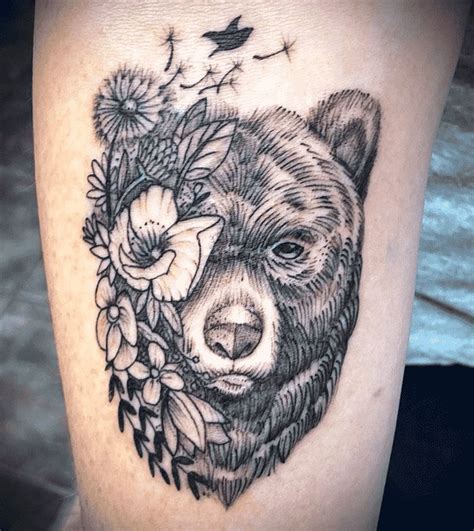 Bear Tattoo Design Images (Bear Ink Design Ideas) in 2022 | Bear tattoo ...