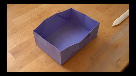 Origami Bild Origami Box Falten Anleitung