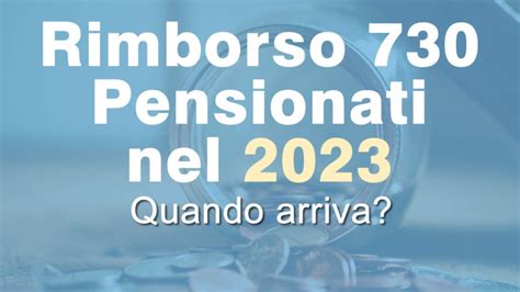 Rimborso Pensionati Quando Arriva Youtube