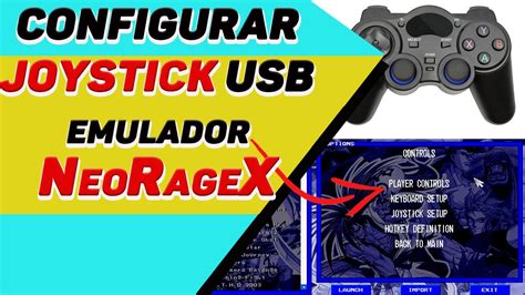 Como Configurar Joystick No Emulador NeoRageX YouTube