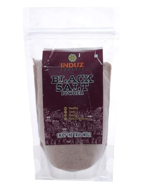 Organic Black Salt Gms Induz Natural Healthy Seasoning