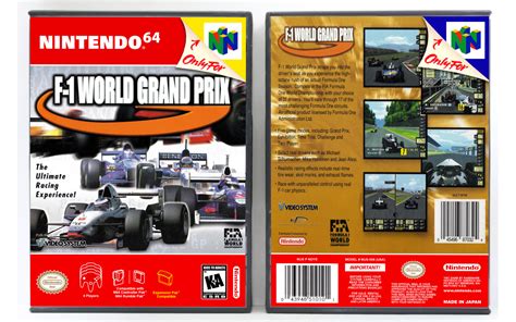 Gaming Relics Nintendo 64 Vertical Style F 1 World Grand Prix