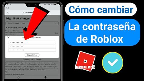 Cómo Cambiar Su Contraseña De Roblox En Dispositivos Móviles 2023