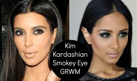 Kim Kardashian Get Ready With Me Smokey Eye