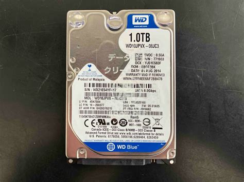 Yahoo!オークション - Western Digital(WD) WD10JPVX WD Blue 1TB (WD1...