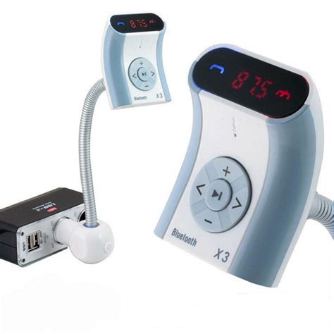 X3 Bluetooth Handsfree FM Transmitter Car Kit – LatestGadget