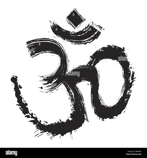 Artistic Om Symbol Stock Photo Alamy