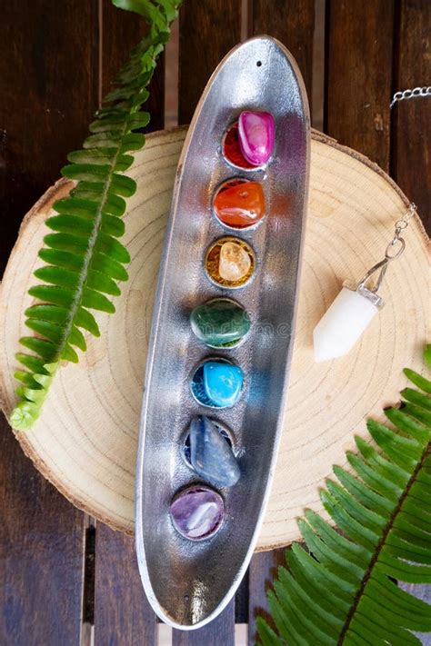 Seven Chakras Stones, Energy Healing Concept Stock Image - Image of tantra, aura: 306187465