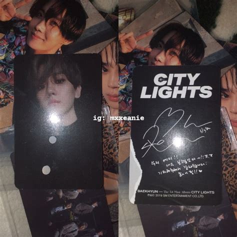 Jual Baekhyun Photocard City Lights Night Ver Shopee Indonesia