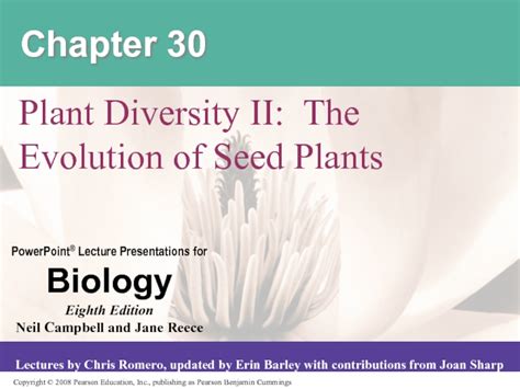 Plant Diversity Ii The Evolution Of Seed Plants