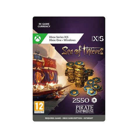 Sea Of Thieves Captains Ancient Coin Pack 2550 Coins PC Windows X