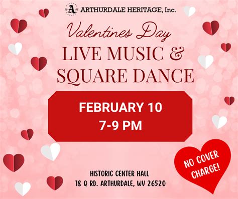 Valentine S Day Live Music Square Dance VisitMountaineerCountry