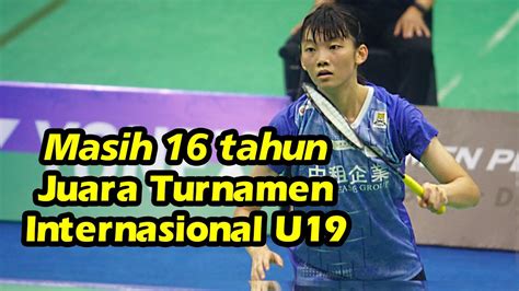 Ikuti Jejak Tai Tzu Ying Tunggal Putri Taipei Ini Berjaya Di Junior