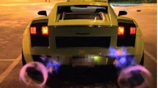 Underground Racing Lamborghini Gallardo Shoots Flames In HD SloMo Video