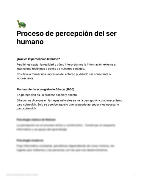 Solution Proceso De Percepci N Del Ser Humano Studypool