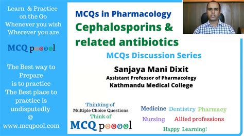 MCQs On Antimicrobials Cephalosporins Antibacterial Antibiotics MCQ